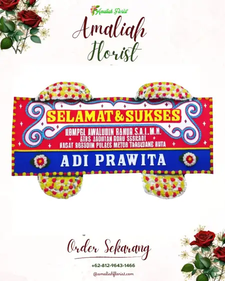 Papan Bunga Ucapan Selamat Hiliran Gumanti